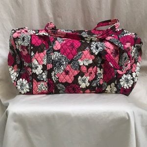 Vera Bradley Large Duffel Mocha Rouge